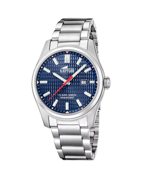 Montre Lotus Classic Steel 19060/4 pour hommes en acier inoxydable