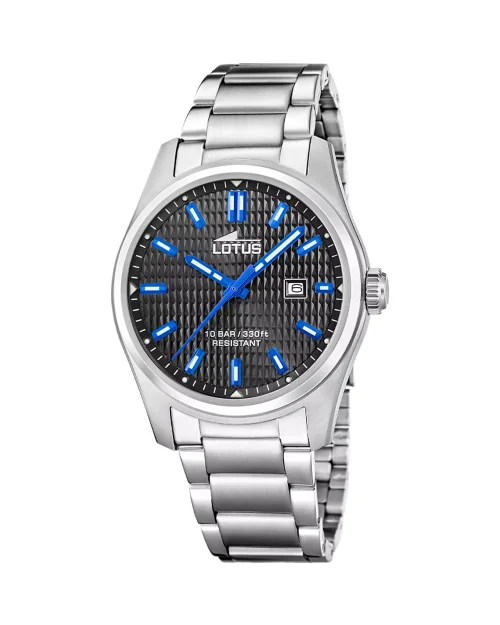 Montre Lotus Classic Steel 19060/6 en acier inoxydable pour hommes