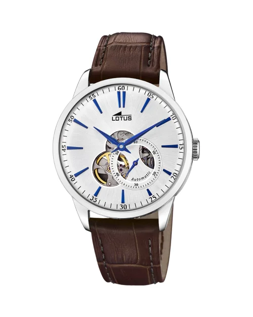 Lotus Watch Automatic 18536/2 orologio in pelle da uomo in acciaio inossidabile