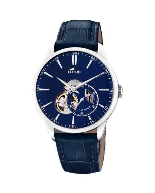 Lotus Watch Automatic 18536/3 orologio da uomo in acciaio inossidabile in pelle