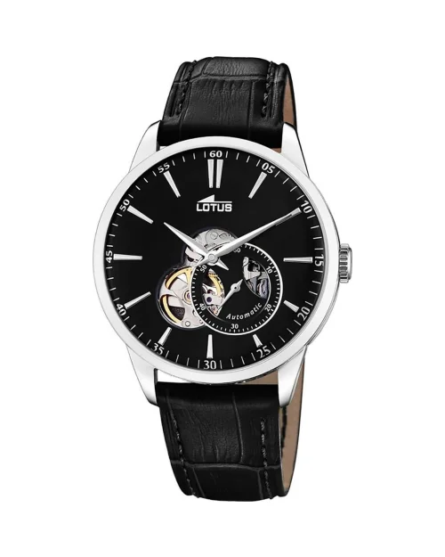 Lotus Watch Automatic 18536/4 orologio in pelle da uomo in acciaio inossidabile