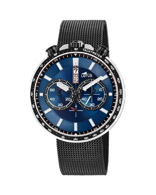 Orologio Lotus Chrono 10139/3 da uomo in maglia d'acciaio inossidabile