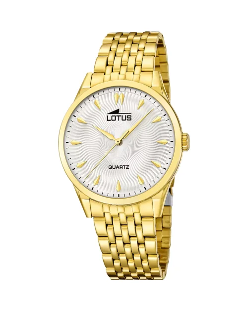 Montre Lotus Classic Steel 19057/1 en acier plaqué or