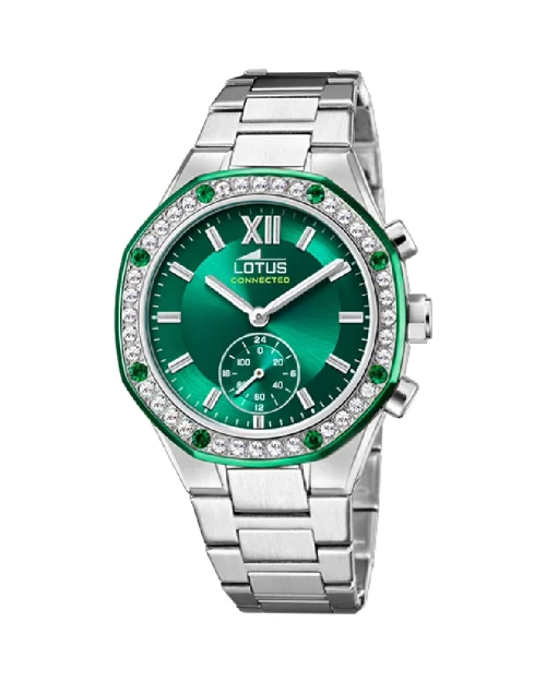 Lotus Connected 18924/4 montre femme acier inoxydable vert