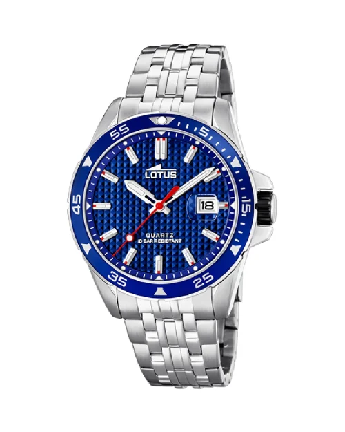 Lotus Excellent 18641/3 men's stainless steel watch blue