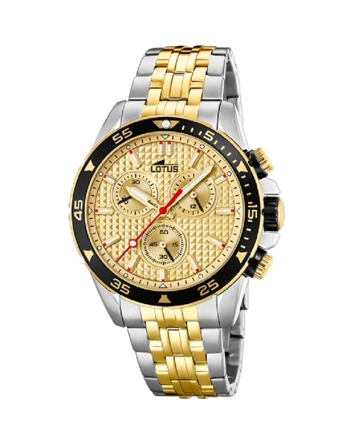 Lotus Excellent 18651/1 two-color chronograph watch