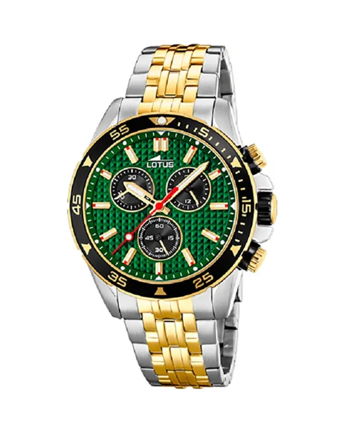 Lotus Excellent 18651/2 two-color chronograph watch