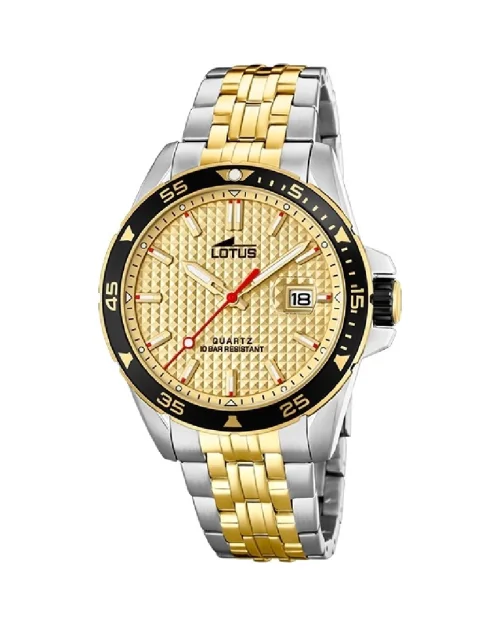 Lotus Excellent 18652/1 bicolor stainless steel watch