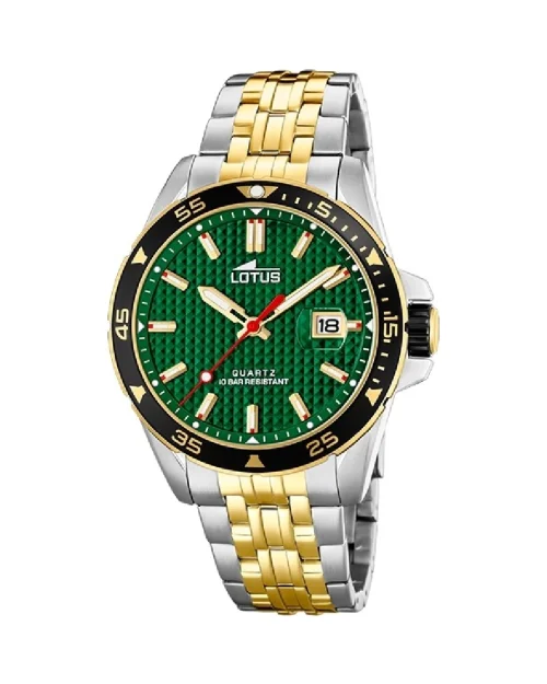 Lotus Excellent 18652/2 bicolor stainless steel watch