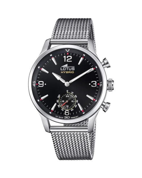 Lotus Hybrid 18803/3 roestvrijstalen herenhorloge blauw