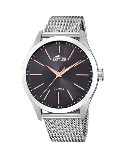 LOTUS MINIMALIST 18570/4 herenhorloge staal grijs