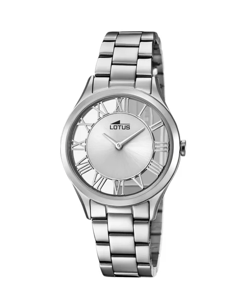 Lotus Trendy 18395/1 montre femme acier inoxydable gris
