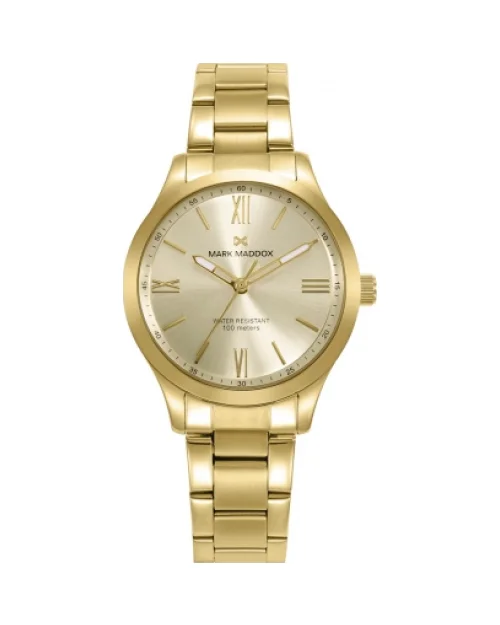 Reloj Mark Maddox Marais MM1024-23 IP dorado
