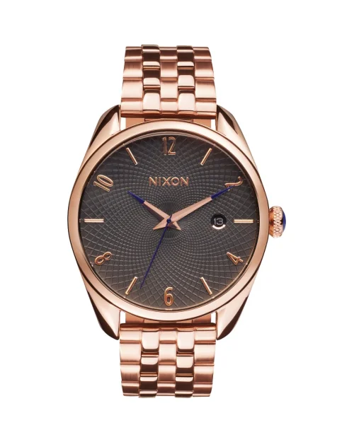 Nixon Bullet A4182046 Zwart stalen herenhorloge met kalender