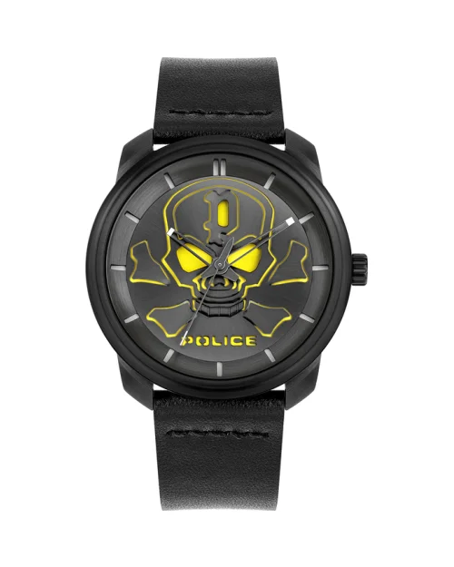 Zegarek POLICE PL.15714JSB/02 Męski Skull Czarny