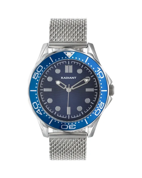 Radiant Chris Uhr RA675201 aus Edelstahl und Metall blau