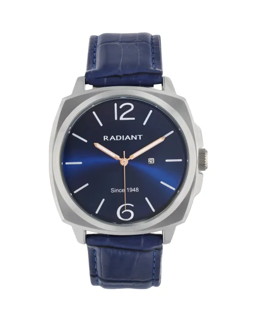 Radiant Paul Uhr RA678203 Metall und Leder blau