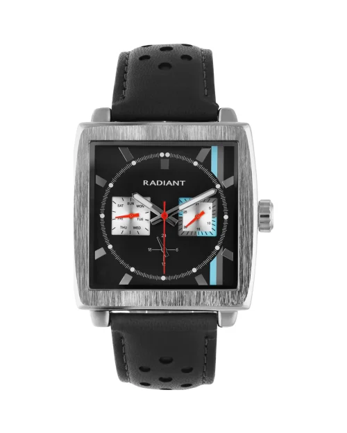 Montre Radiant Steve RA679704 métal et cuir noir