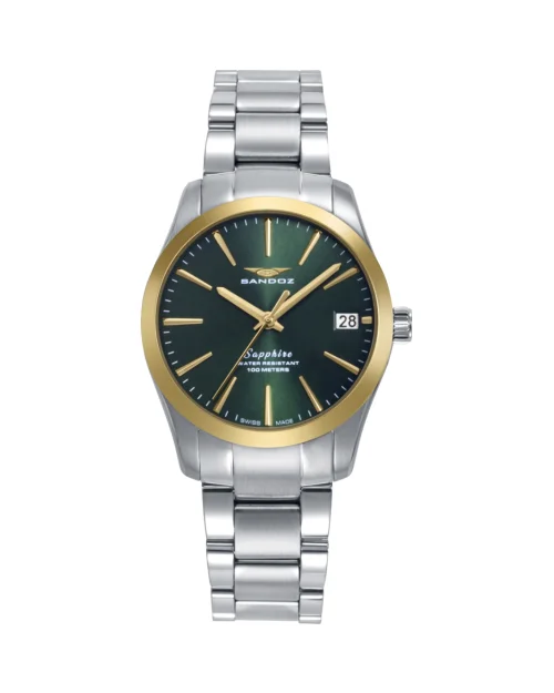 Sandoz 83008-67 women's watch steel and sapphire