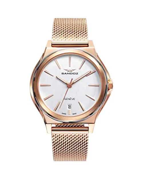 Sandoz Dynamique 81358-07 dameshorloge wit