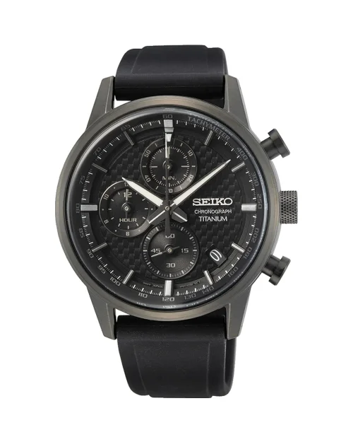 Seiko Uhr SSB393P1 Titan und Silikon Herrenuhr