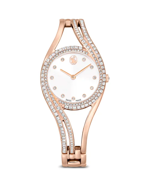 Swarovski Hyperbola klocka 5715465 rosa guldton