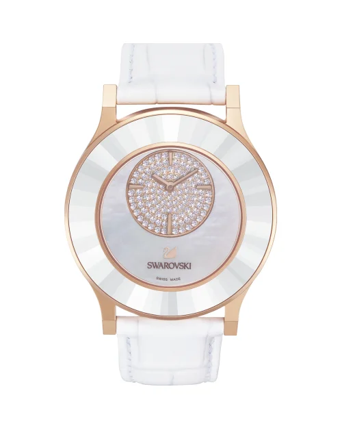 Reloj Swarovski Octea Classica 5095482 Mujer Blanco Piel