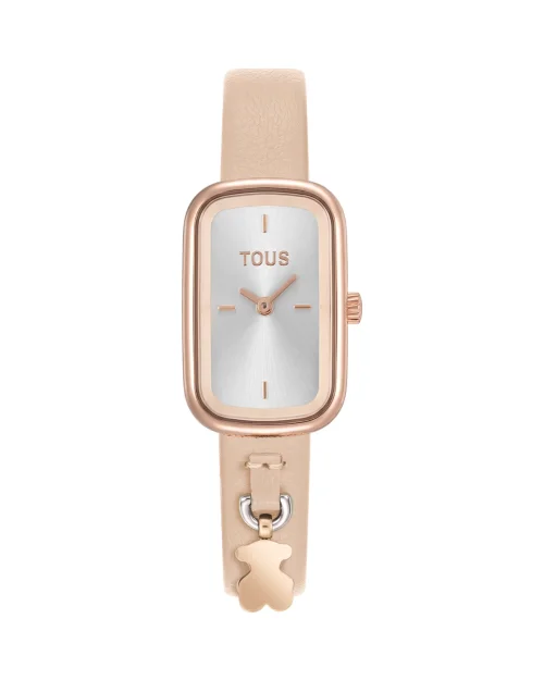 Orologio TOUS 3000155400 T-Band Club in acciaio e pelle