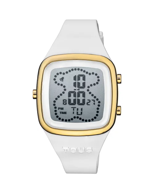 Tous B-Time watch 3000131600 silicone white 