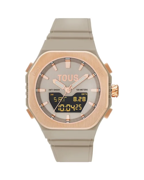Tous Bet Steel horloge 3000143100 bruin dameshorloge