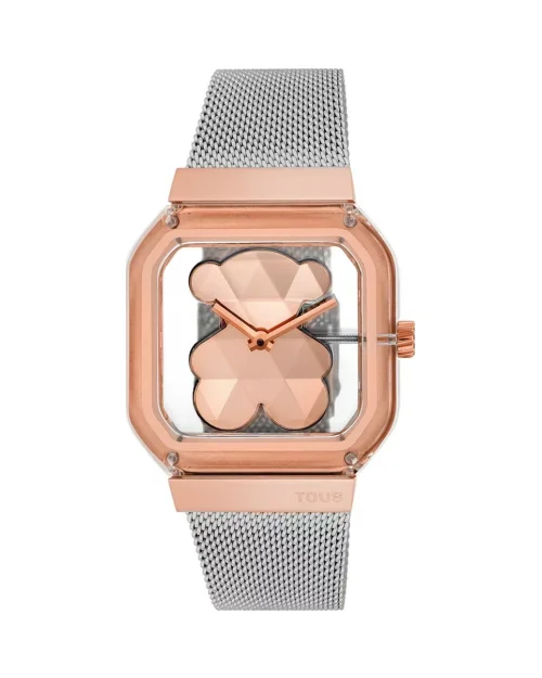 Orologio da donna in acciaio inossidabile Tous D-Bear Party 3000143600