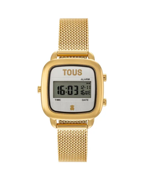 Tous D-Logo mini Uhr 3000139500 digitaler Stahl