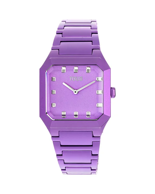 Tous Karat watch 300358043 lilac aluminum