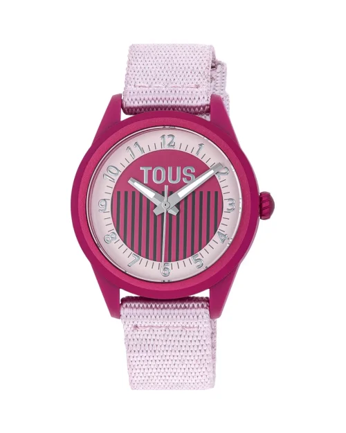 Tous Mini Vibrant Sun watch 200351086 stainless steel pink