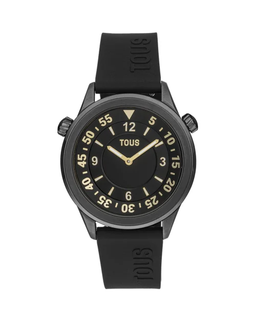 Tous Now IP grey 3000133100 women's silicone watch