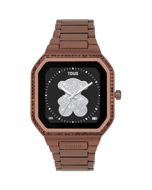 Tous Smartwatch 3000138800 B-Connect stalen horloge
