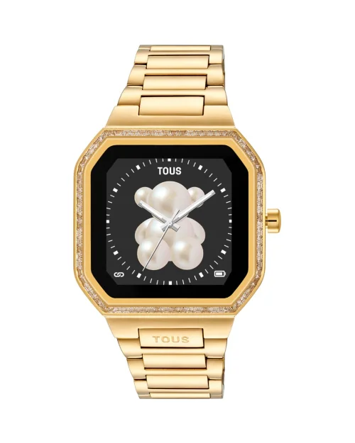 Tous Smartwatch 3000138900 B-Connect stalen horloge