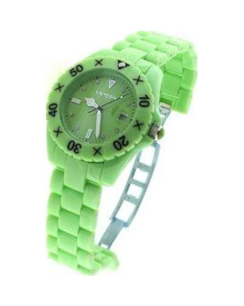 Vanessia Time VT0138 Unisex-Analoguhr mit grünem Quarz