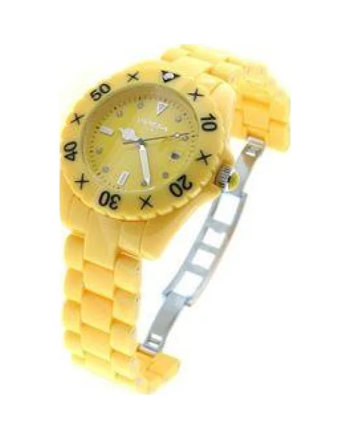Vanessia Time VT0140 Unisex Gelb Quarz Analoguhr