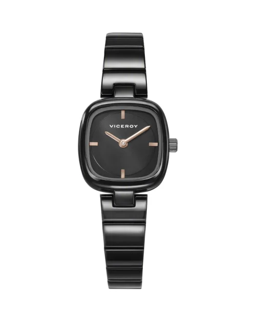 Viceroy 401358-57 Women's Black IP-Coated Steel Watch