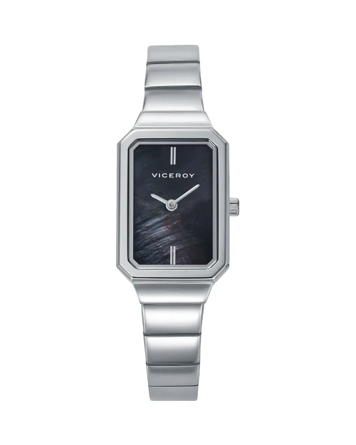 Viceroy-Uhr 401360-57, schwarz, Edelstahl, für Damen