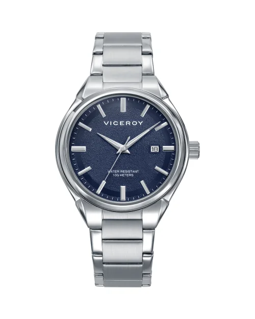 Zegarek Viceroy 401509-37, stalowy, męski, niebieski