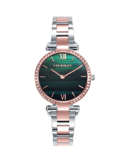Montre pour femmes Viceroy 42446-63 en acier inoxydable bicolore
