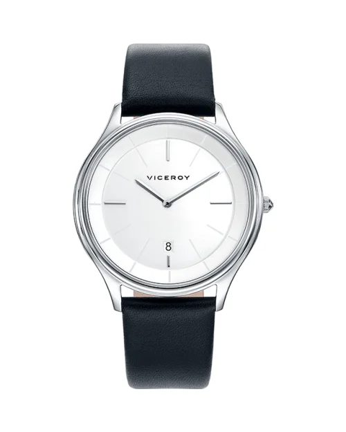 Reloj Viceroy  471045-07 Hombre Blanco Piel Calendario