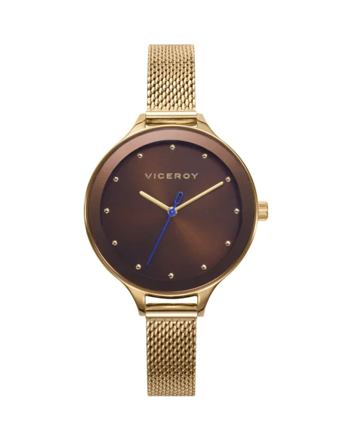Reloj Viceroy Kiss 471294-47 mujer acero dorado