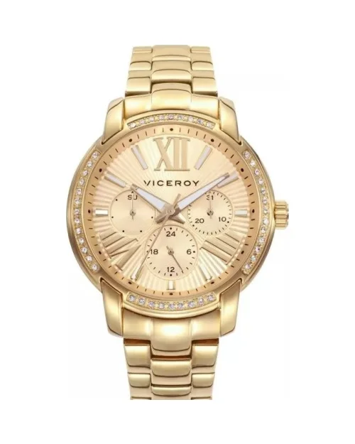 Viceroy Chic 401268-23 damklocka rostfritt stål IP guld 