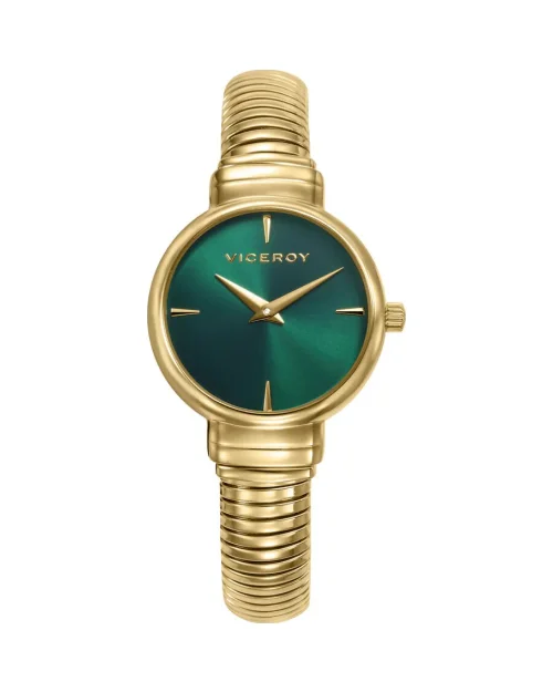 Viceroy Chic 401314-67 Damenuhr Edelstahl grün