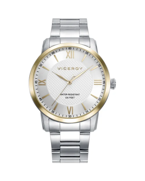 Viceroy Grand 41145-83 herrklocka i rostfritt stål i två färger