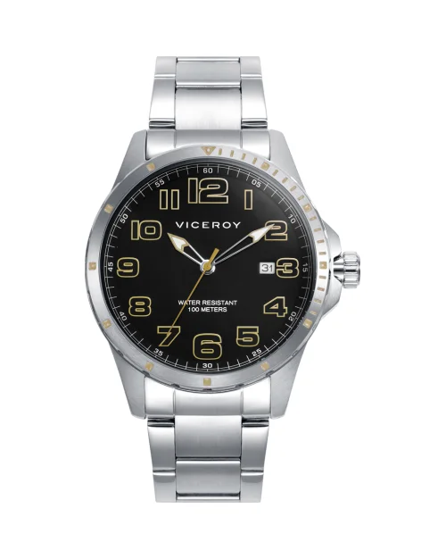 Viceroy Heat 401371-54 man's watch stainless steel black