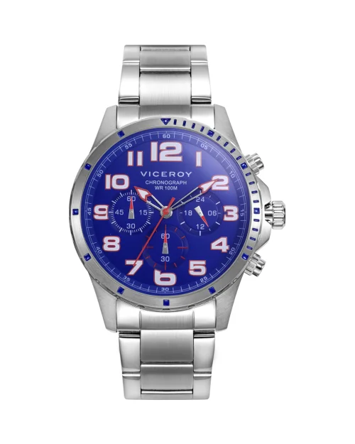 Viceroy Heat 401373-34 man's watch steel blue